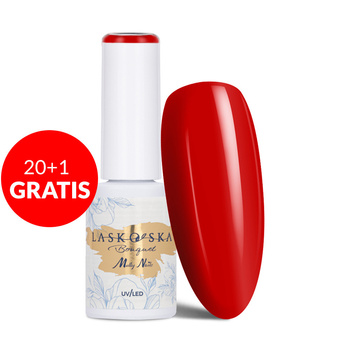 20 + 1 gratis LED/UV-Gel-Nagellack Molly Nails @Bouquet by Laskovska Red Weed HEMA/Di-HEMA-frei 7 g