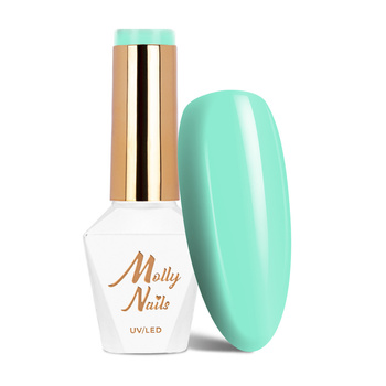 Molly Nails Yoghurt Passion Dessert Hybrid Nail Polish HEMA/Di-HEMA Free 8g No. 123