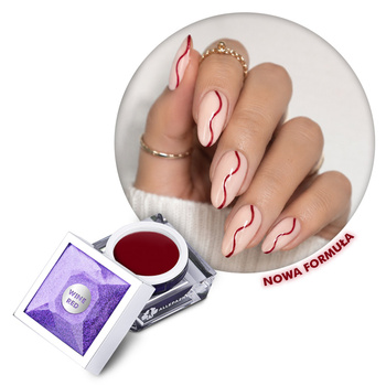 Gel decorativo Artistic Gel paint gel ombre con motivi decorativi Allepaznokcie Be on Trend Milky Lilac senza HEMA/Di-HEMA 5 g n. 38