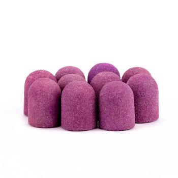 Cappucci per pedicure 13 mm, gradazione 180, 10 pezzi, Fabric Podo AlleMed, viola