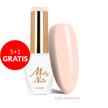 5+1 gratis Smalto ibrido Molly Nails Wedding Yes, I Do I Love Creamy senza HEMA/Di-HEMA 8 g n. 27