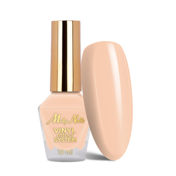 Smalto classico STEP 2: Color Lacquer Vinyl Effect System MollyNails Nude 10 ml