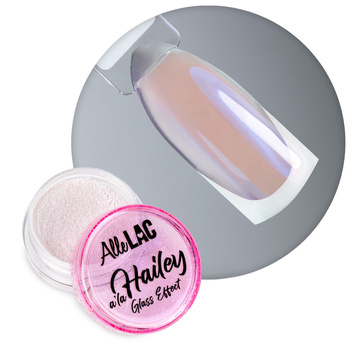 Nagelpulver „A la Hailey“ mit Glaseffekt von AlleLac Nr. 5