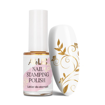 AlleLac Nail Stamping Polish – Lack für Stempel und Stamping, Gold, 7 ml