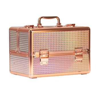 Trousse per smalti M K105-7H con finiture color oro rosa