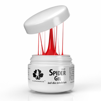 Spider Gel Allepaznokcie für Verzierungen, rot, 3 ml