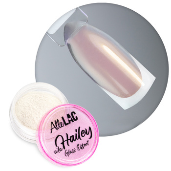 Nagelstaub „A la Hailey“ mit Glaseffekt von AlleLac Nr. 1