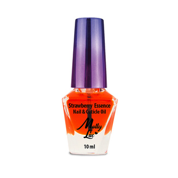 Olio per cuticole e unghie Strawberry Essence MollyLac 10 ml