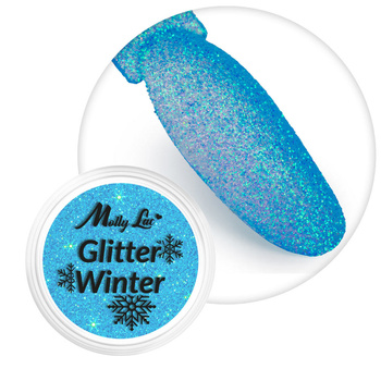 Polvere per unghie MollyLac Glitter Winter 1 g n. 5