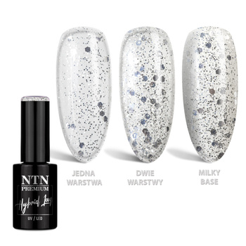 Гібридний лак LED/UV Gel Polish Whites № 479, лімітована серія NTN Premium, 5 г