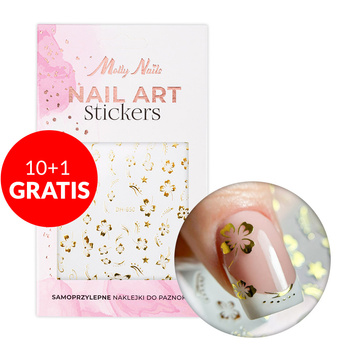 10+1 gratis: Adesivi per unghie autoadesivi a forma di fiori DH-650 MollyNails