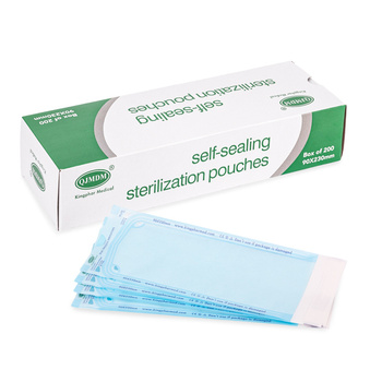 Sacchetti per sterilizzazione QJMDM 90x230 mm, 200 pezzi