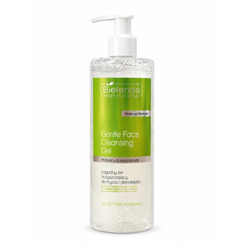 Gel detergente e struccante per il viso Bielenda Probiotics & Niacinamide 500 ml