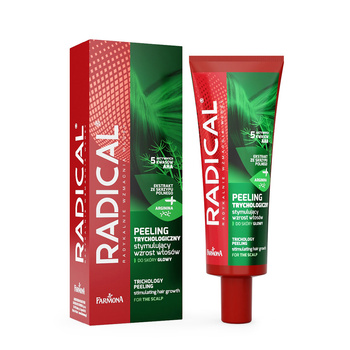 Scrub tricologico stimolante per la crescita dei capelli Farmona Radical, da applicare sul cuoio capelluto, 75 ml