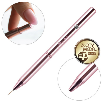 Pennellino automatico per decorazioni Liner medium Pro Art rosa dorato Molly Nails 9 mm