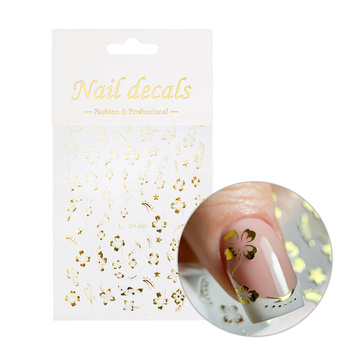 Adesivi per unghie con motivi floreali DH-650 MollyNails