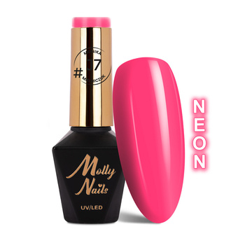 Smalto ibrido Molly Nails Juicy di Monika Mielniczuk, senza HEMA/Di-HEMA, 8 g, n. J7