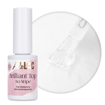 Top coat senza risciacquo Brilliant Top no wipe Allelac HEMA/Di-HEMA Free 7 g