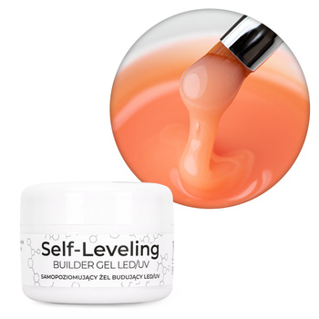 Gel builder autolivellante, duro, di media densità, NTN Premium Orange, senza HEMA/Di-HEMA, 30 g