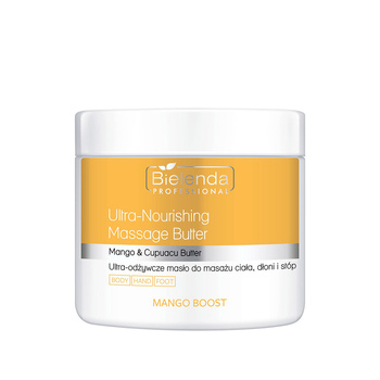 Burro ultra-nutriente per massaggi su corpo, mani e piedi Bielenda Mango & Cupuacu Butter 500 ml
