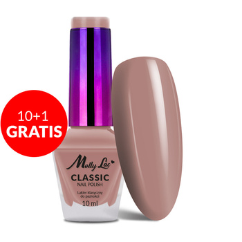 10+1 gratis Smalto classico per unghie Classic Nail Polish MollyLac n. 16 10 ml