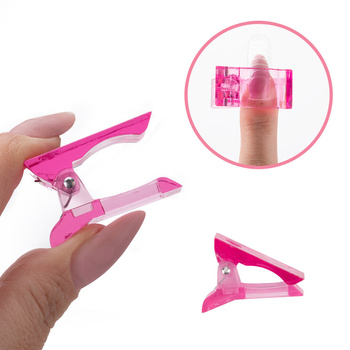 Morsetto a clip per Dual Form in plastica rosa DSF