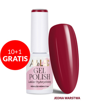 10+1 gratis Smalto ibrido LED/UV Gel Polish Reds R10 Wine AlleLac senza HEMA/Di-HEMA 6 g