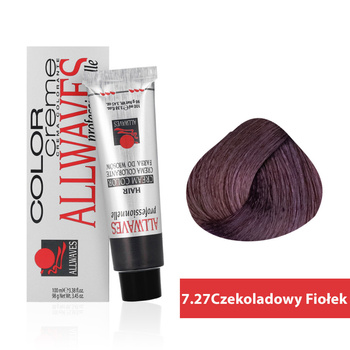 Tinta per capelli Allwaves Cream Color cioccolato violetto 7.27 100 ml