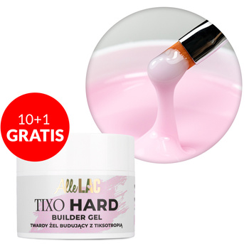 10+1 gratis Gel modellante indurente con proprietà tissotropiche AlleLac Tixo Hard Builder Gel Soft Blush 45 g