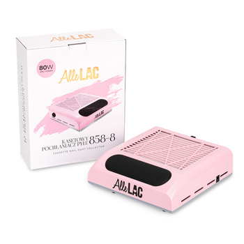 Aspirapolvere a cassetta AlleLac da 80 W con 1 ventola, rosa, modello 858-8, cavo da 3 m
