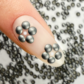 ShinePins: borchie lisce, decorazioni luccicanti per unghie, medie, NTN Premium n. 6, 5 g