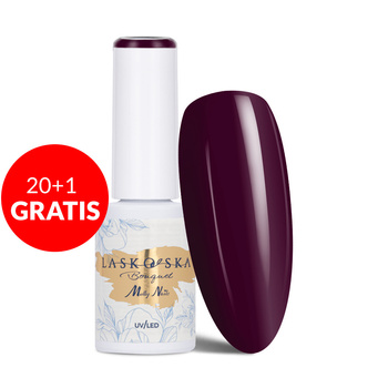 20+1 gratis Smalto ibrido LED/UV Gel Polish Molly Nails @Bouquet by Laskovska Purple Joy senza HEMA/Di-HEMA 7 g