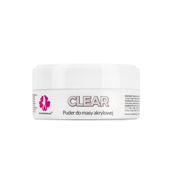 Polvere acrilica per unghie Allepaznokcie Clear Acrylic Powder 30 g n. 1