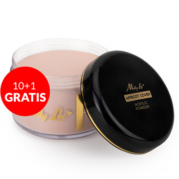 Polvere acrilica per unghie MollyLac Acrylic Powder Apricot Cover 120 g