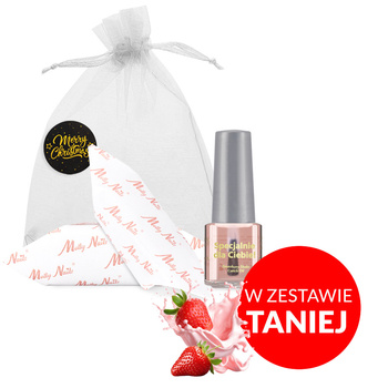 100 pezzi di olio speciale per cuticole e unghie al profumo di Strawberry Shake con caramelle al burro in bustina decorativa da 5 ml