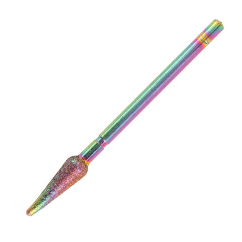 Fresa diamantata Unicorn arcobaleno, conica stretta n. 1