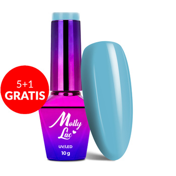 5+1 gratis Smalto ibrido MollyLac Miss Iconic Daydream 10 g n. 518