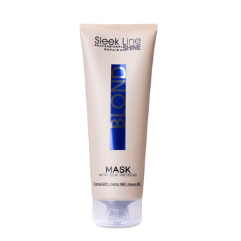 Maschera per capelli Stapiz Sleek Line Blond con seta 250 ml