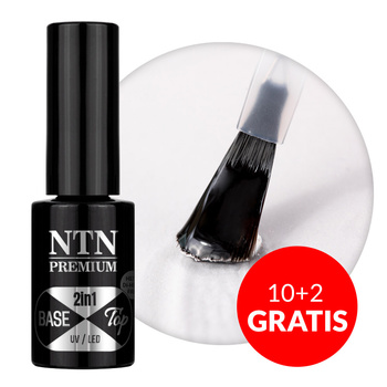 Base e top coat 2 in 1 NTN Premium Base&Top; HEMA/Di-HEMA Free Clear 5 g