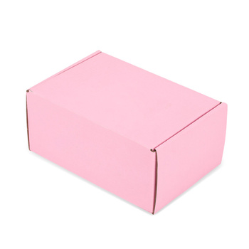 Scatola di cartone sagomata rosa 185x125x85 mm