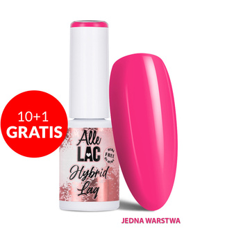 10+1gratis Lakier hybrydowy LED/UV Gel Polish Pinks PI10 Bloom AlleLac HEMA/Di-HEMA Free 6g