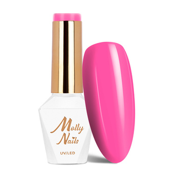 Lakier hybrydowy Molly Nails Inspired by you Candy Girl HEMA/Di-HEMA Free 8g Nr 51