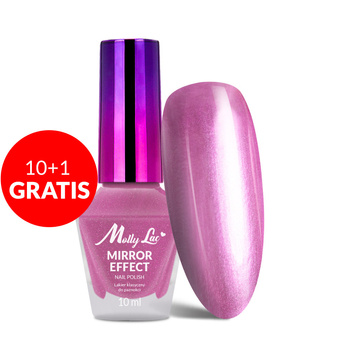 10+1gratis Lakier klasyczny MollyLac Mirror efekt lustrzany/metaliczny Nr 06 10 ml