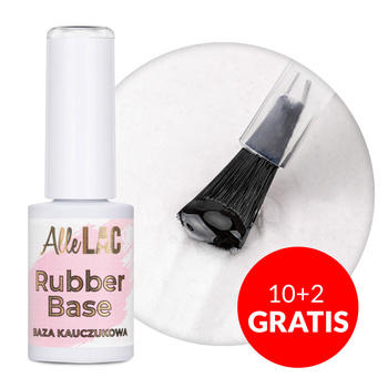 10+2gratis Baza kauczukowa Rubber Base AlleLac Clear HEMA/Di-HEMA Free 7g