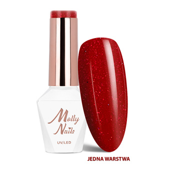 Lakier hybrydowy LED/UV Gel Polish La Vie en Rouge Nr 322 Deep Obsession MollyNails HEMA/Di-HEMA Free 8g