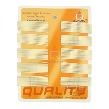 Forcine per capelli Quality, beige scuro, 5,5 cm, 100 pz