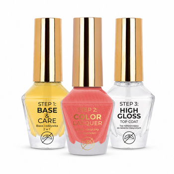 MollyNails Vinyl Effect System 3-STEP Essentials Set – Sparking Pink