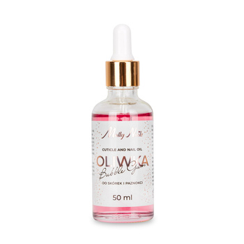 Oliwka do skórek i paznokci z zakraplaczem Bubble Gum MollyNails 50ml