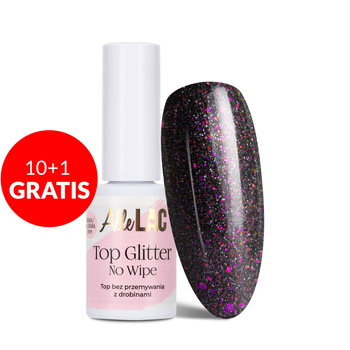 10+1 gratis Top Glitter no wipe AlleLac Diva senza HEMA/Di-HEMA 7 g
