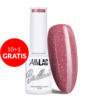 10 + 1 gratis: AlleLac Brillant HEMA/Di-HEMA-freier Hybridlack, 5 g, Nr. 136